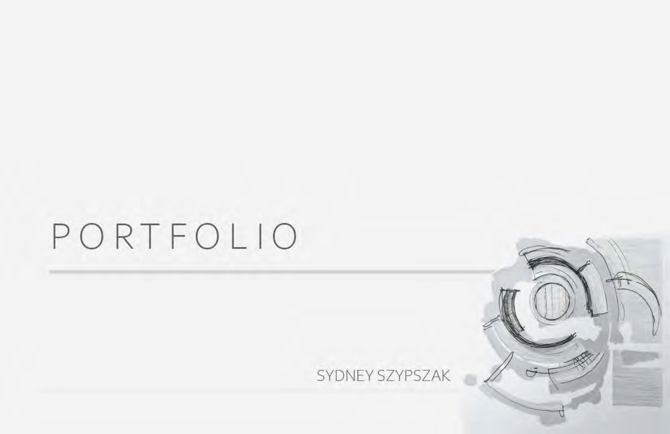 Portfolio cover