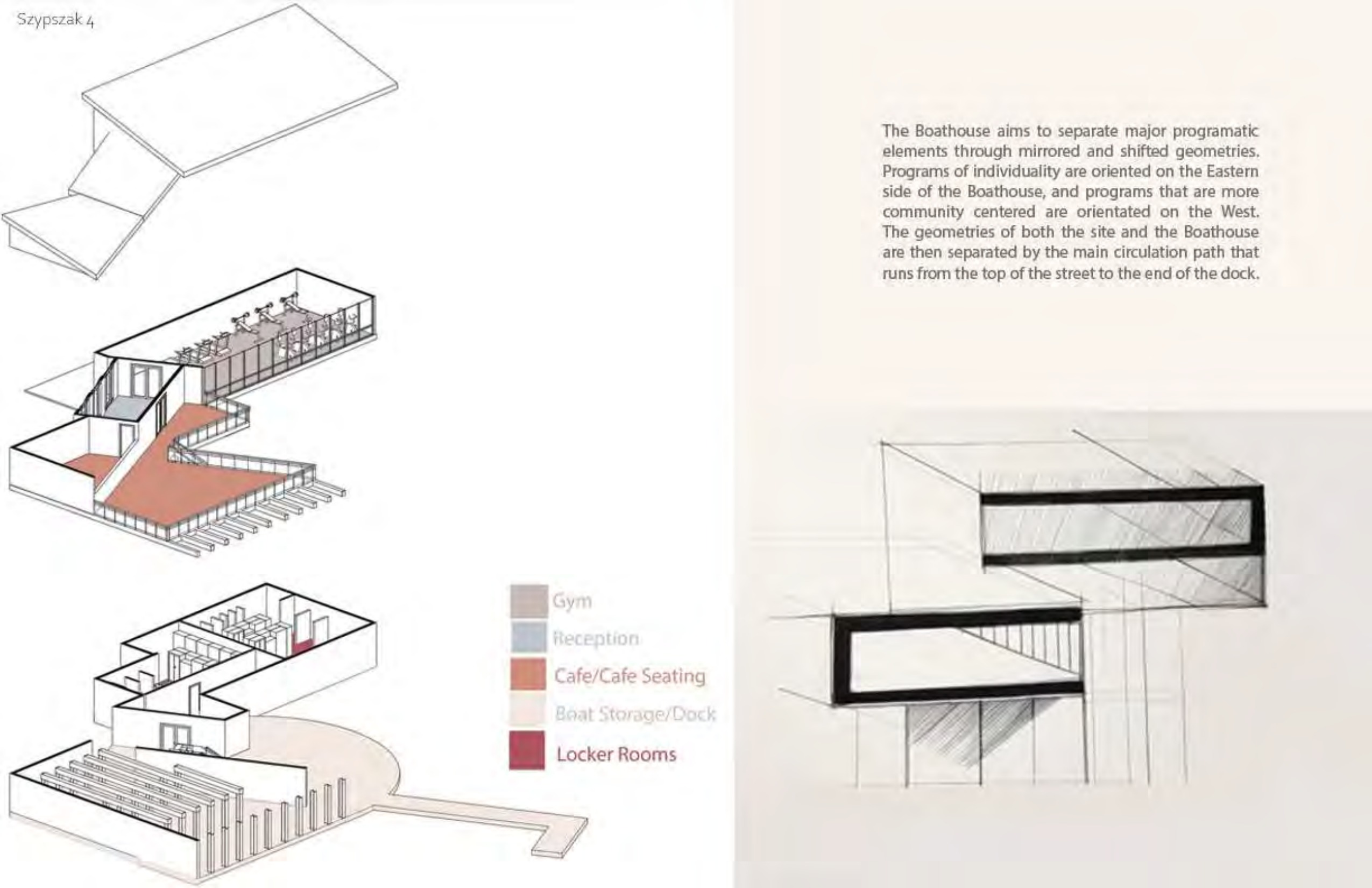 Spofford Lake Boathouse — program diagram