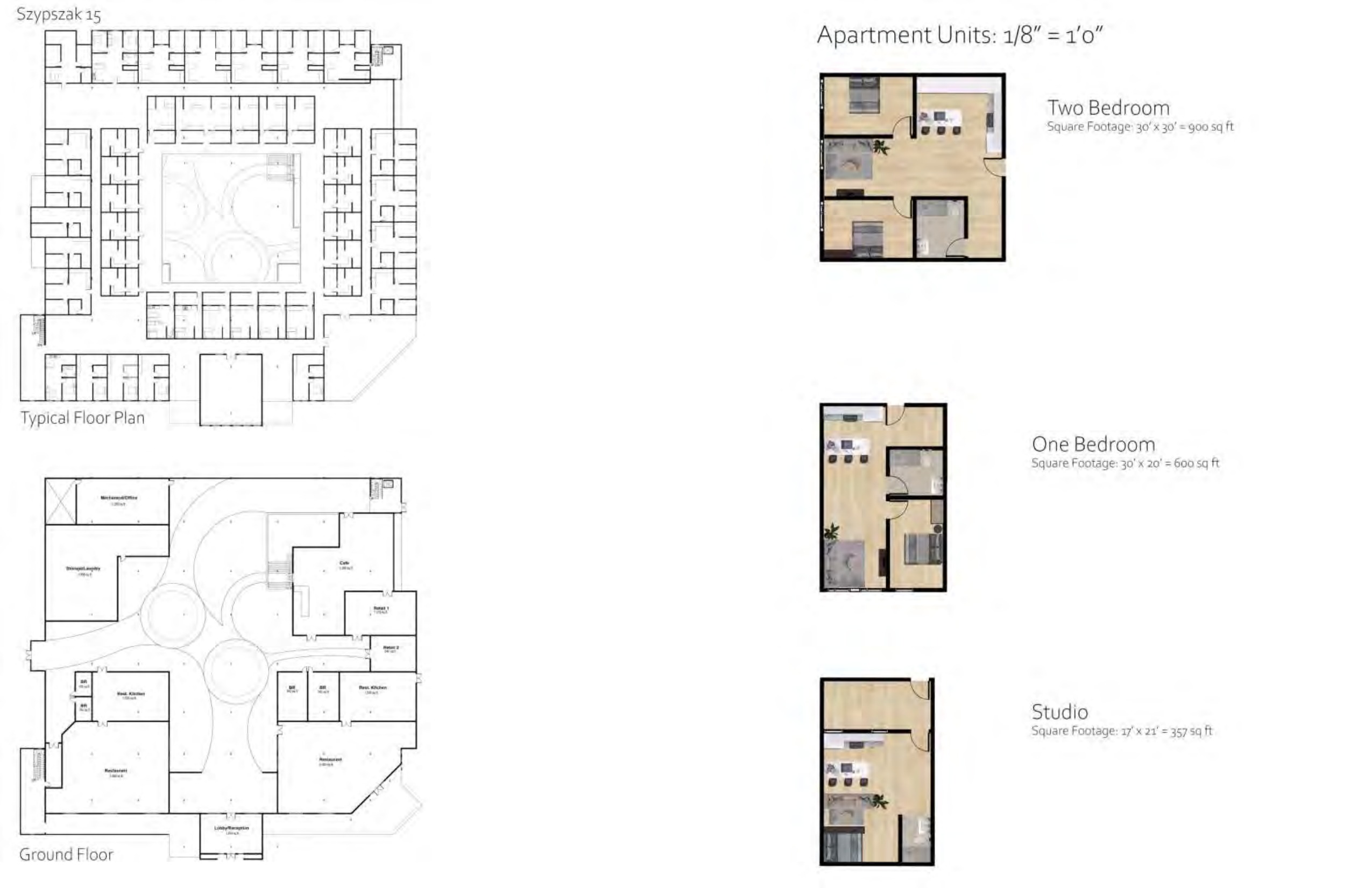 Kingsbury LLC — floor plans & unit types