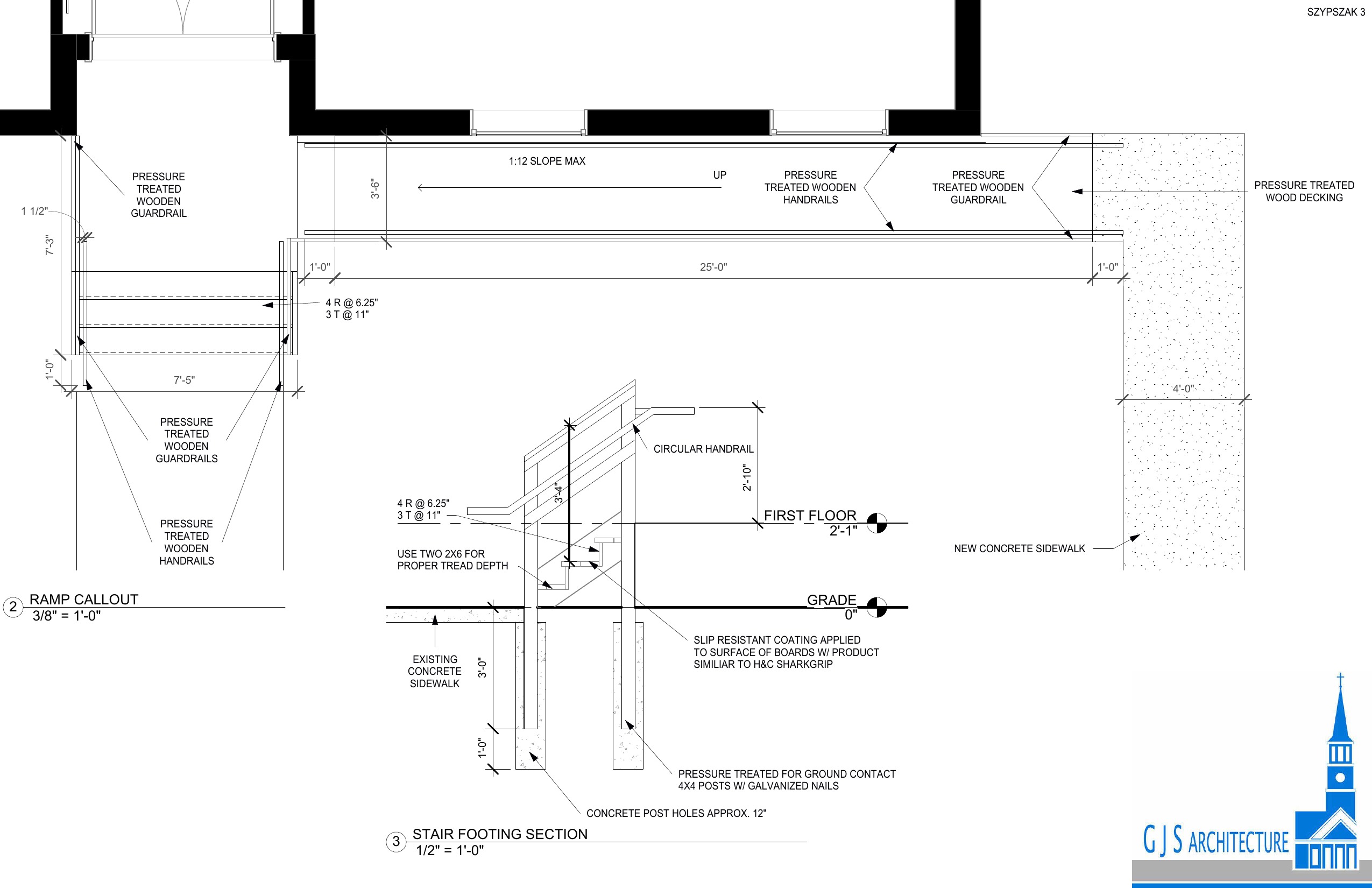 Little Seeds Academy — ramp & stair details
