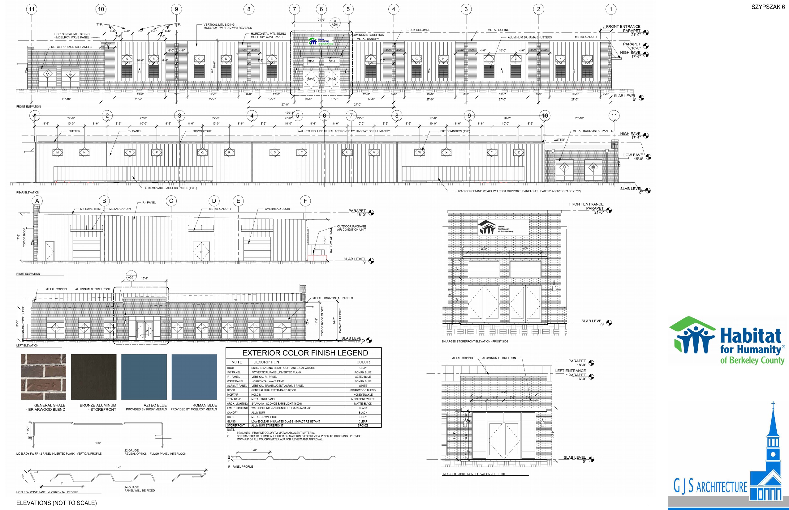 Habitat for Humanity ReStore — elevations