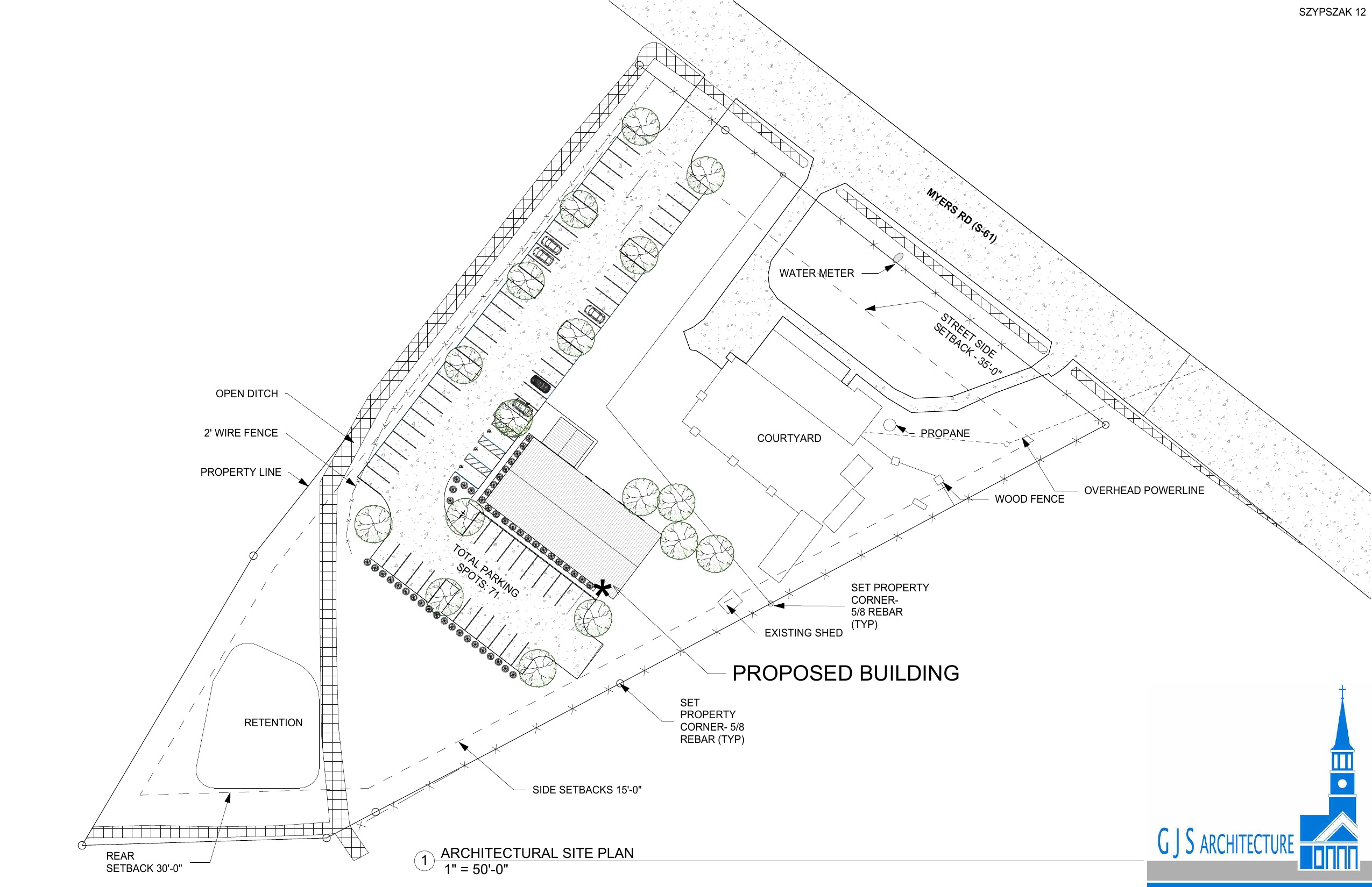 Iglesia Pentecostes Betel — site plan